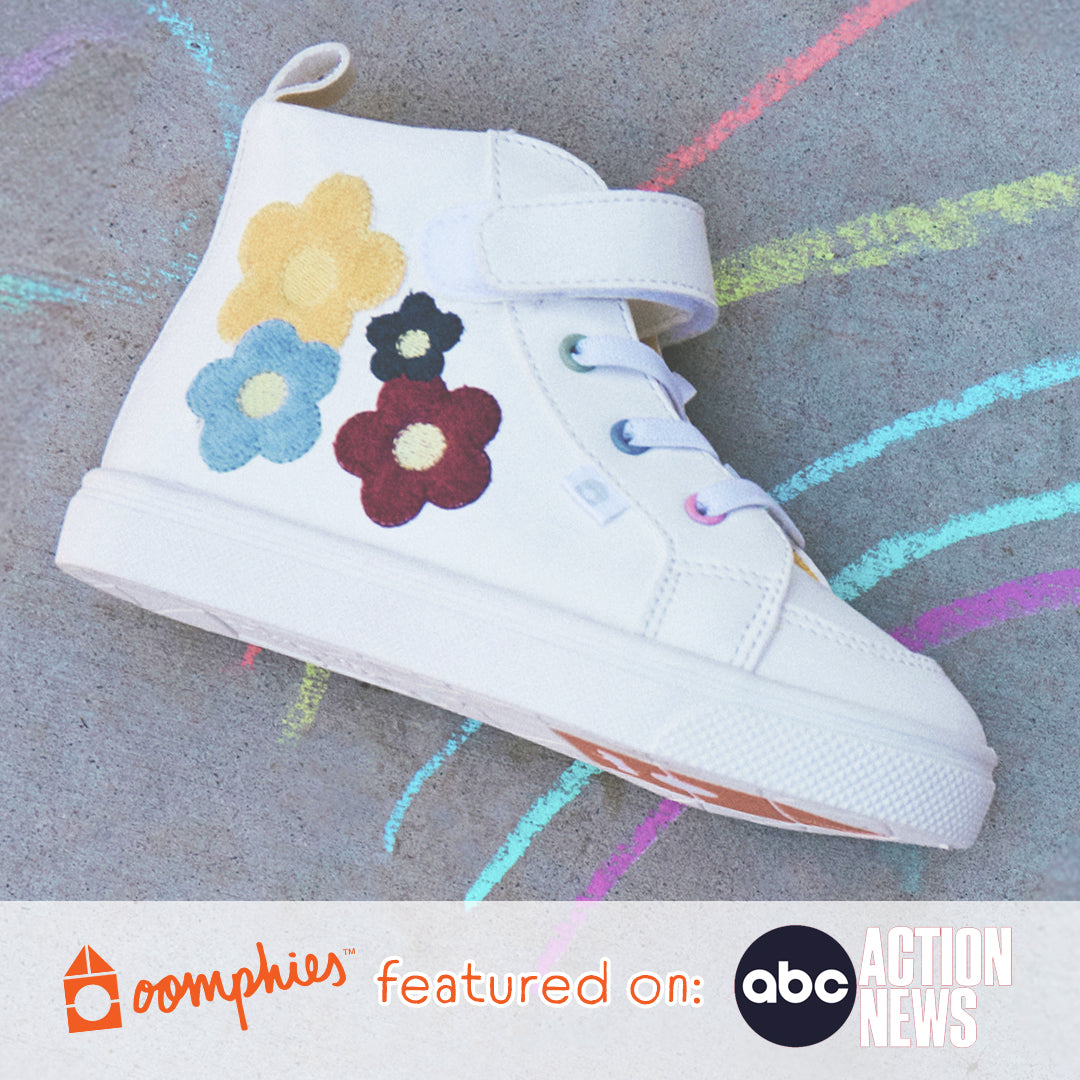 Oomphies featured on ABC Action News' Back to School Segment with Mama Bear Survival